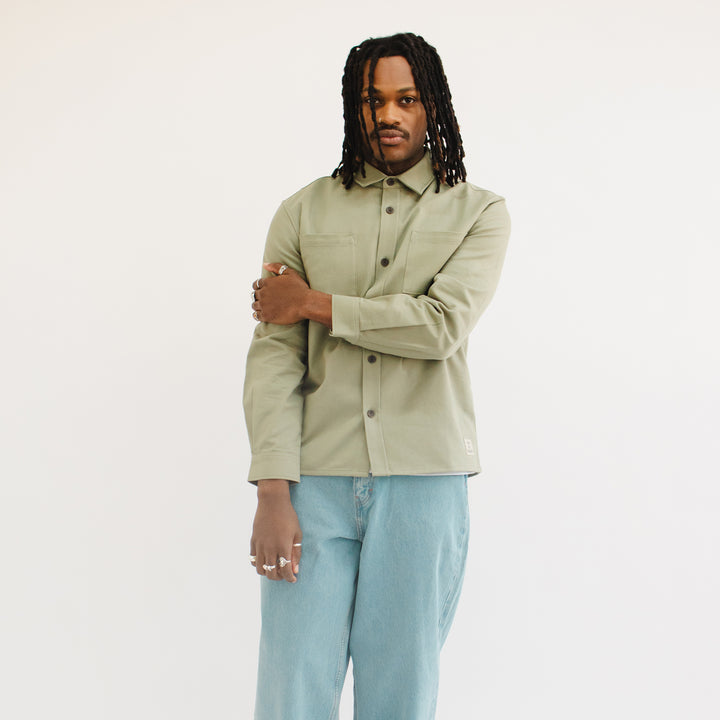 Classic Overshirt - Sage green